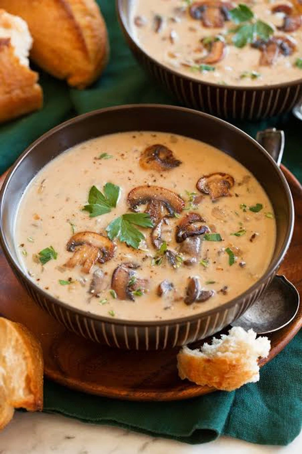 (De Medrid) Cream of Mushroom Soup