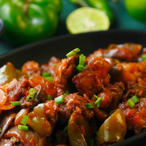 (Spicy bite2) Chilly Mushroom - Gravy