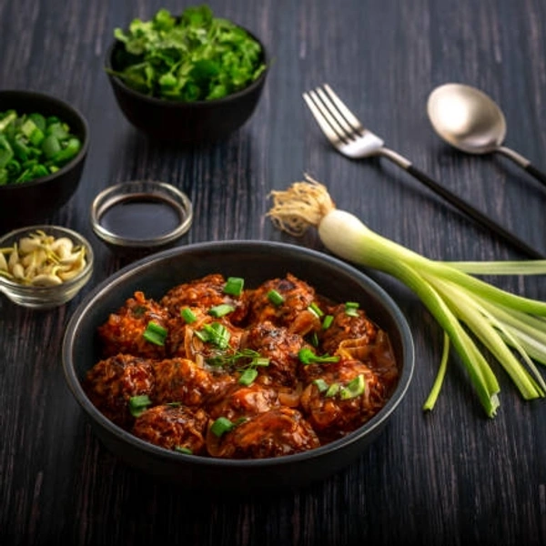 (Grill Inn2) Veg Manchurian - Semi Gravy