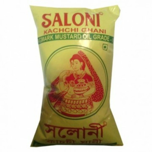 SALONI MUSTARD OIL 1LT(Pouch)