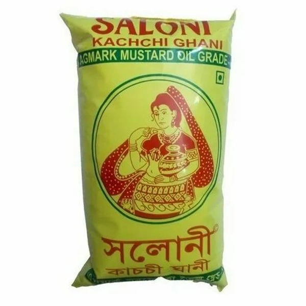 SALONI MUSTARD OIL 1LT(Pouch)