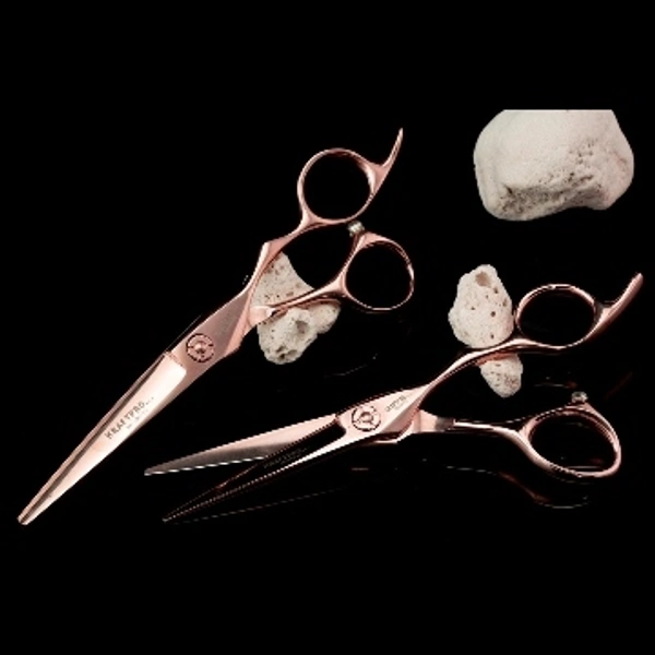 Kraftpro Roseline Scissor - Korea, Rose Gold, 6.0, HSN CODE 8213, Non Returnable