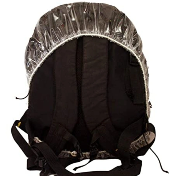 Torr-to Bag Cover, Rain Cover for All Size Bags, Backpack, Laptop Backpack, College Bag, School Bag - Transparent, India, Standard, 3926
