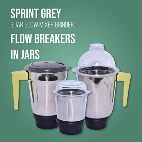 Havells SPRINT GREY 3 JAR 500 W MIXER GRINDER - India, 8509, Customer Care No.08045771313 Email-id: customercare@havells.com, 7 Days, 5 YEARS ON MOTOR 2 YEARS ON BODY