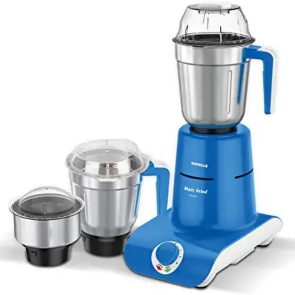 Havells MAXX GRIND NV BLUE 500 W MIXER GRINDER - 5 YEARS ON MOTOR, 7 Days, India, Blue, Customer Care No.08045 77 1313 Email-id: customercare@havells.com  , 8509