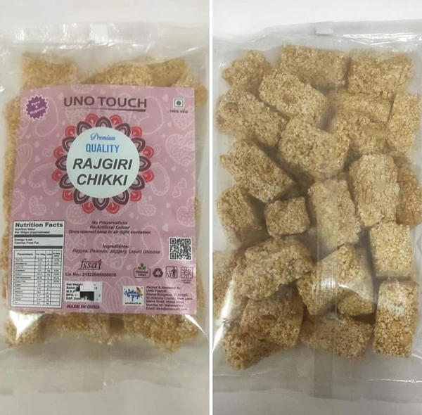 UNO TOUCH  Uno Touch Rajgiri Chikki  - India, Email: care@unotouch.com, 3 Months From Manufacturing