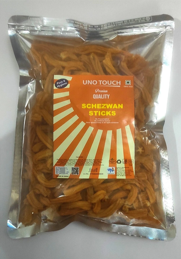 UNO TOUCH Schezwan Sticks 250gm. - India, 3Months From Manufacturing, Non Returnable