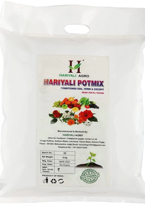 Hariyali Agro Potting Soil 4kg. - India, Non Returnable