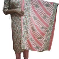 Uno Touch Kurta & Trouser Set With Dupatta 01 - L, India
