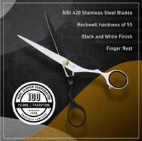 Wahl Ice Steel Series Scissor 6.0 Inches - United States Of America, 8213, Non Returnable, 6.0 inches