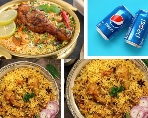 Chicken Dum Biryani With Cold Drink