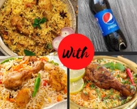 Chicken Dum Biryani With Cold Drink