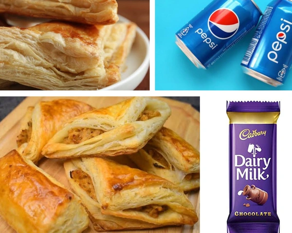 2 Pieces Chicken Patties With Cold Drink And Dairmilk Chocolate