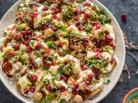 Falhari dahi papdi chaat
