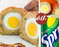3 Pieces Masala Egg Chops And Cold Drink