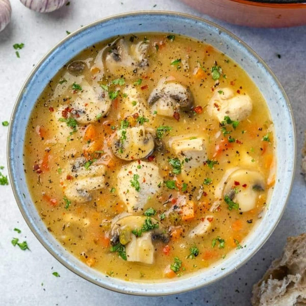 Mushroom & Chicken Soup 