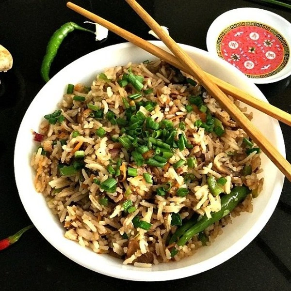 Mushroom Fried Rice 