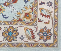 Handmade Traditional Design Woollen Carpets For Living Room - Multi