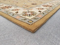 Handmade Traditional Design Woollen Carpets For Living Room - Multi, 5x8