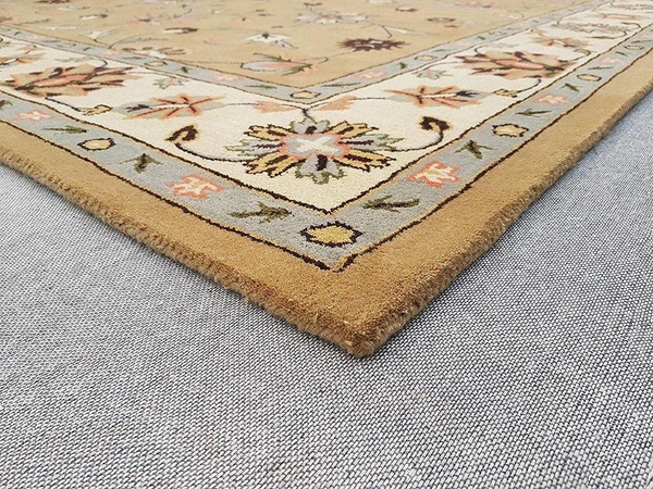 Handmade Traditional Design Woollen Carpets For Living Room - Multi, 5x8