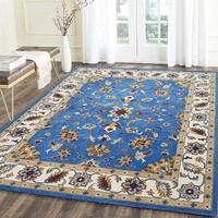 Handmade Traditional Design Woollen Carpets For Living Room - Electric Violet, 5x8