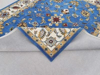 Handmade Traditional Design Woollen Carpets For Living Room - Electric Violet, 5x8