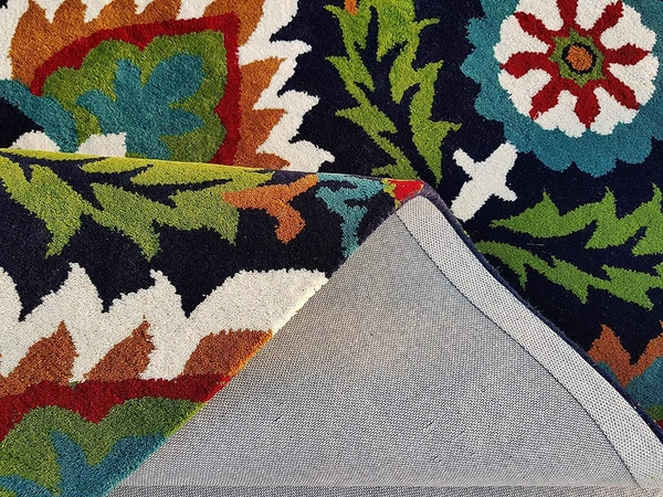Handmade Traditional Design Woollen Carpets For Living Room - multi color are available, 5x8