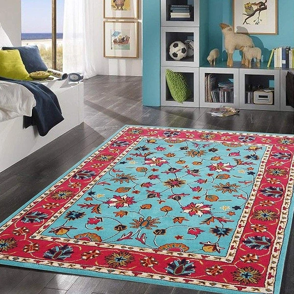 Handmade Traditional Design Woollen Carpets For Living Room - Melrose, 5x8
