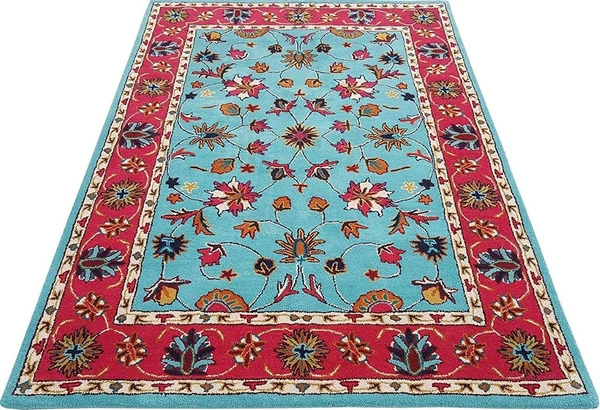 Handmade Traditional Design Woollen Carpets For Living Room - Melrose, 5x8