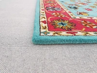 Handmade Traditional Design Woollen Carpets For Living Room - Melrose, 5x8