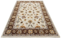 Handmade Traditional Design Woollen Carpets For Living Room - multi, 5x8