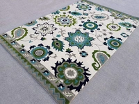Handmade Traditional Design Woollen Carpets For Living Room - Off White, 5x8
