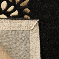 Handmade Modern Design Woollen Carpets For Living Room - Morocco Brown, 5x8