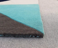 Handmade Modern Design Woollen Carpets For Living Room - multi