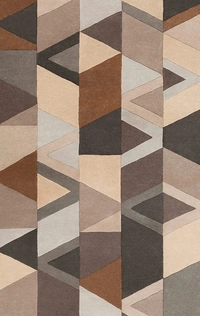 Handmade Modern Design Woollen Carpets For Living Room - multi, 5x8