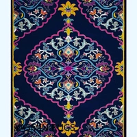 Handmade Modern Design Woollen Carpets For Living Room - multi, 5x8
