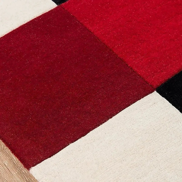 Handmade Modern Design Woollen Carpets For Living Room - multi, 5x8