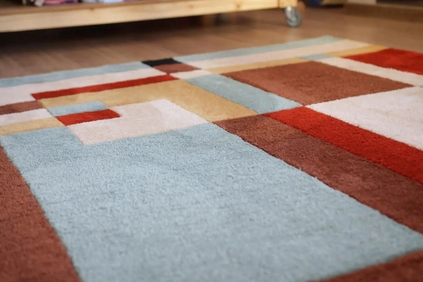 Handmade Modern Design Woollen Carpets For Living Room - multi, 5x8