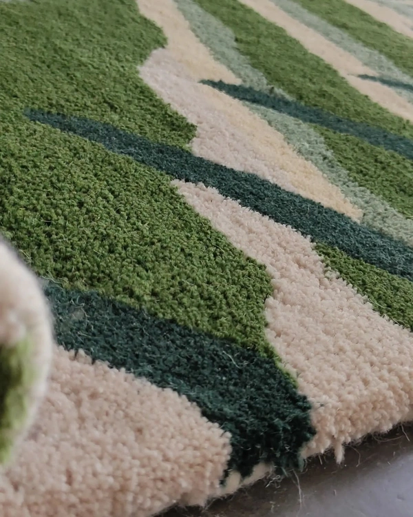 Handmade Modern Design Woollen Carpets For Living Room - multi, 5x8