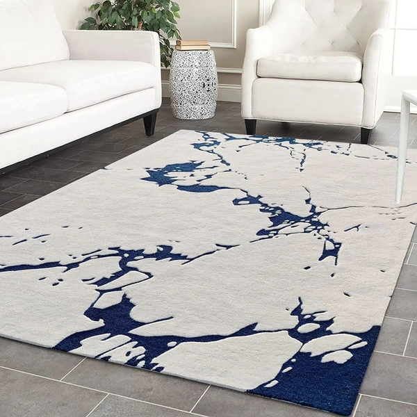 Handmade Modern Design Woollen Carpets For Living Room - multi, 5x8
