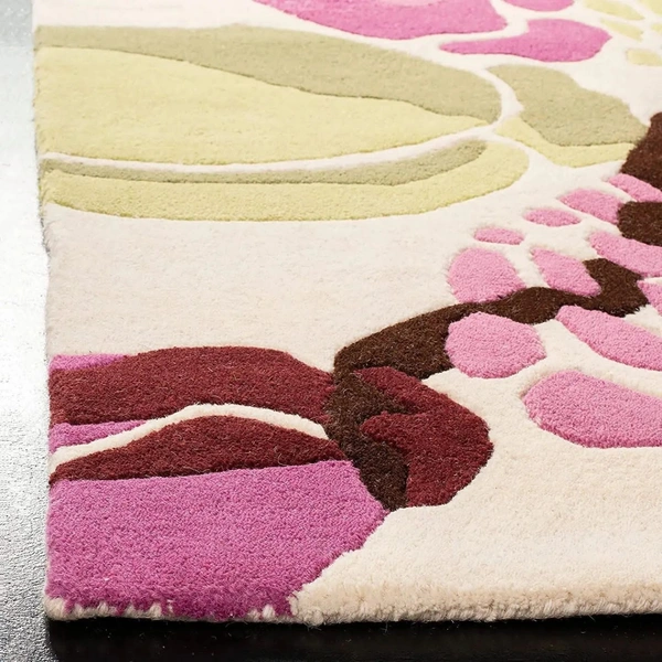 Handmade Modern Design Woollen Carpets For Living Room - multi, 5x8