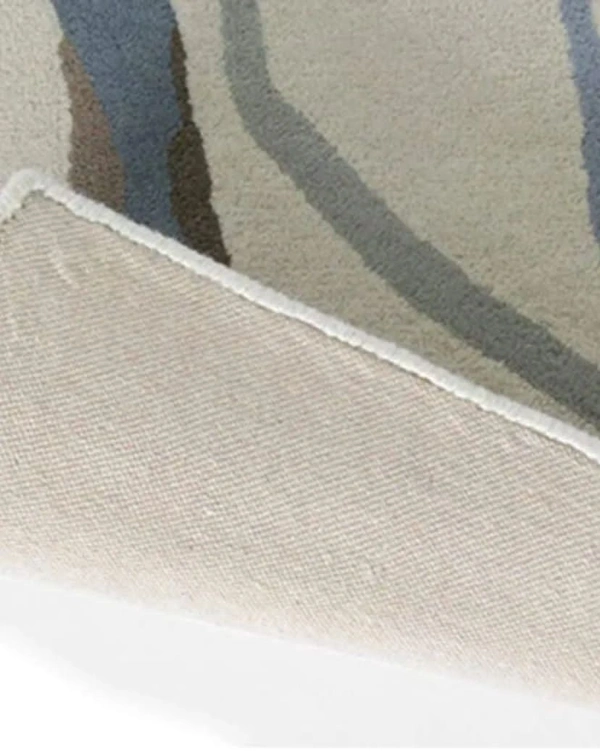 Handmade Modern Design Woollen Carpets For Living Room - White, 5x8