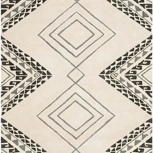 Handmade Modern Design Woollen Carpets For Living Room - beige, 5x8