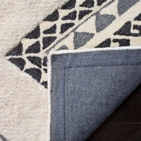 Handmade Modern Design Woollen Carpets For Living Room - beige, 5x8