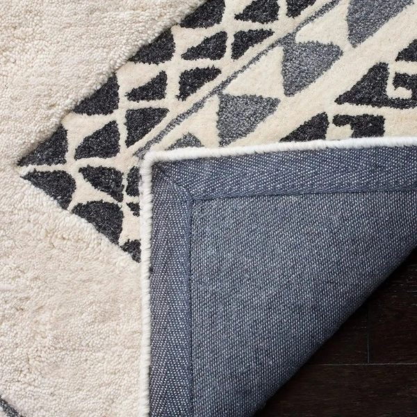 Handmade Modern Design Woollen Carpets For Living Room - beige, 5x8