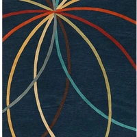 Handmade Modern Design Woollen Carpets For Living Room - multi, 5x8