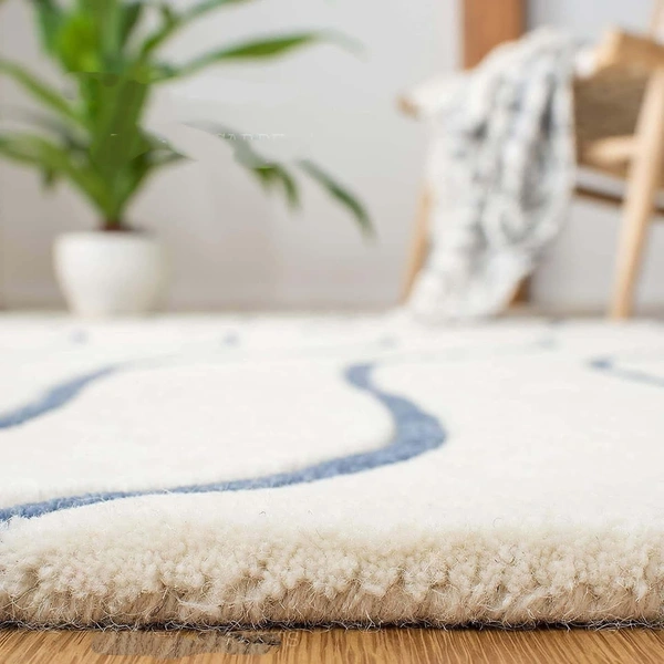 Handmade Modern Design Woollen Carpets For Living Room - multi, 5x8
