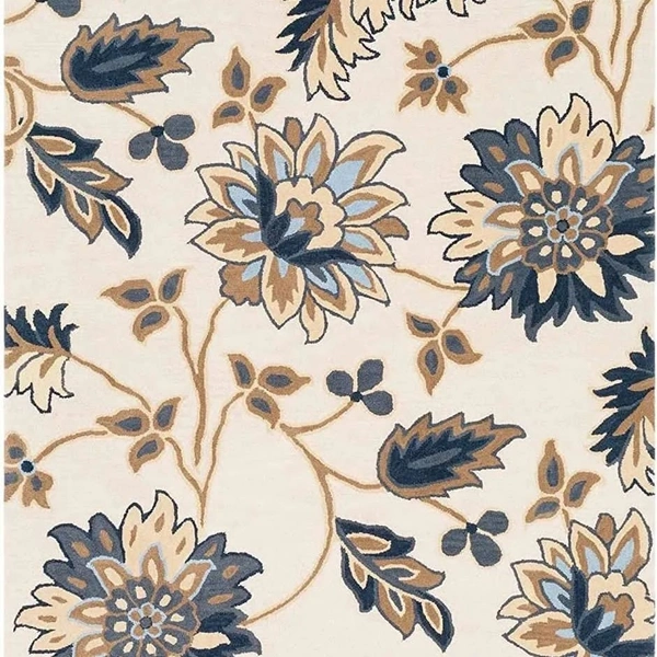 Handmade Modern Design Woollen Carpets For Living Room - beige, 5x8