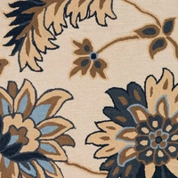 Handmade Modern Design Woollen Carpets For Living Room - beige, 5x8