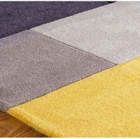 Handmade Modern Design Woollen Carpets For Living Room - multi, 5x8
